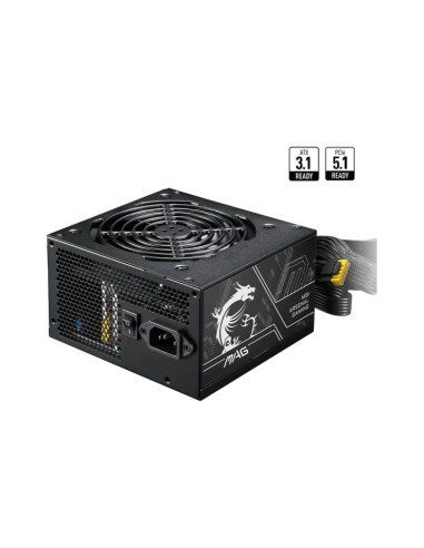 MSI MAG A750BN PCIE5 II unidad de fuente de alimentación 750 W 24-pin ATX ATX Negro