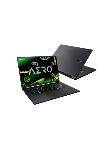 GIGABYTE AERO X16 Portátil Gaming- Copilot+ PC, 16" WQXGA 165Hz, AMD Ryzen AI 9 HX 370, NVIDIA RTX 5070 GPU, 32GB DDR5 5200MHz, 
