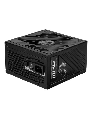 MSI MPG A850GS PCIE5 unidad de fuente de alimentación 850 W 24-pin ATX ATX Negro