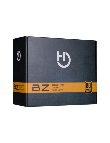 Hiditec BZ-650 80Plus Bronze unidad de fuente de alimentación 650 W 20+4 pin ATX ATX Negro