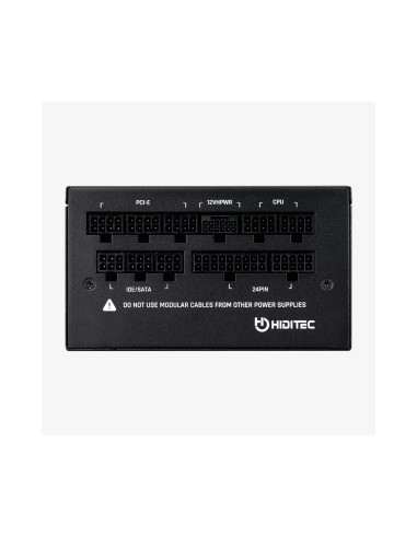 Hiditec GDX1050 v2 unidad de fuente de alimentación 1050 W 20+4 pin ATX ATX Negro