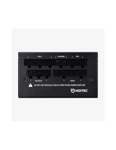 Hiditec GDX1050 v2 unidad de fuente de alimentación 1050 W 20+4 pin ATX ATX Negro