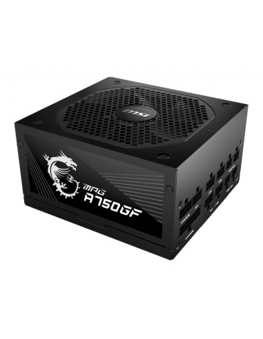 MSI MPG A750GF unidad de fuente de alimentación 750 W 24-pin ATX ATX Negro