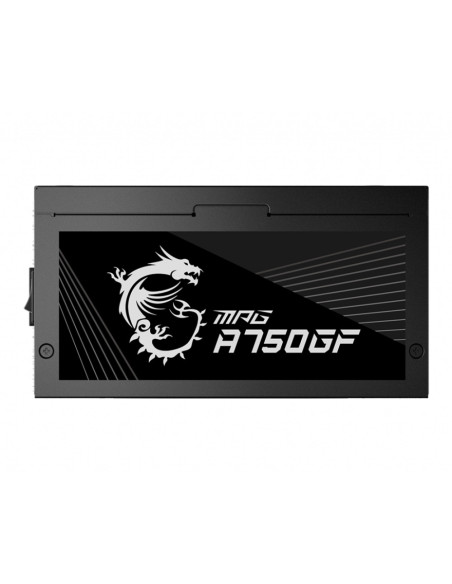 MSI MPG A750GF unidad de fuente de alimentación 750 W 24-pin ATX ATX Negro