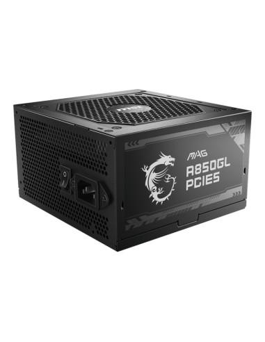 MSI MAG A850GL PCIE5 unidad de fuente de alimentación 850 W 20+4 pin ATX ATX Negro