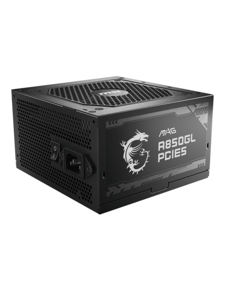 MSI MAG A850GL PCIE5 unidad de fuente de alimentación 850 W 20+4 pin ATX ATX Negro