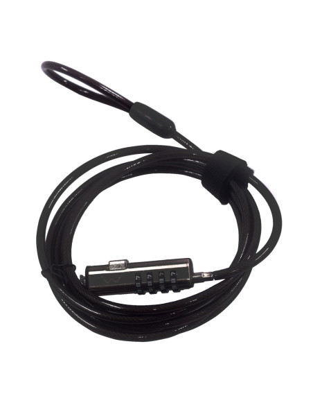 Ewent EW1238 cable antirrobo Negro 1,8 m
