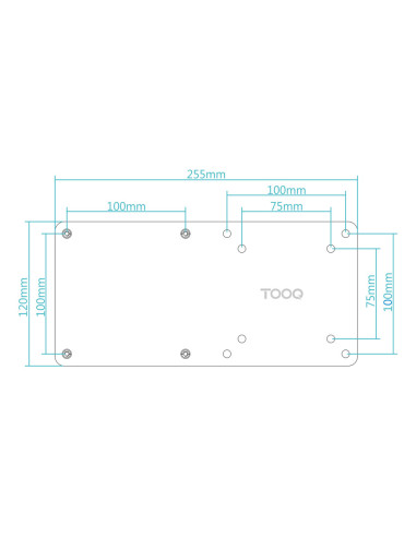 TooQ TCCH0007-B kit de montaje Negro