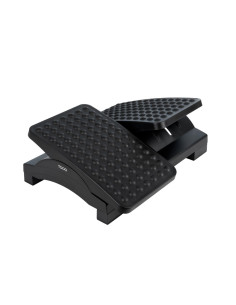 TooQ Reposapiés Ajustable en Altura e Inclinación, Negro 2