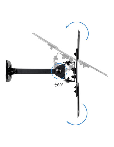 TooQ LP1343TN-B soporte para TV 109,2 cm (43")