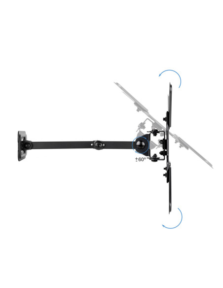 TooQ LP1345TN-B soporte para TV 109,2 cm (43")