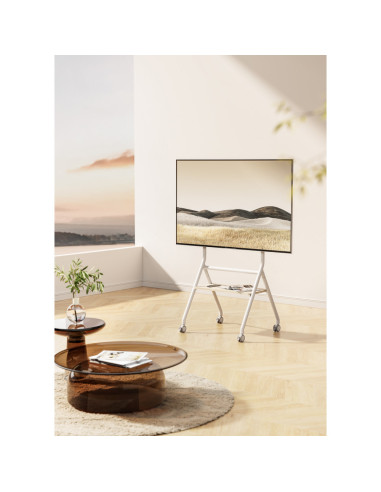 Ewent EW1582 soporte para TV 2,18 m (86") Blanco, Madera