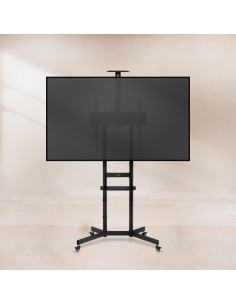 TooQ “NEFERTITI” Soporte de suelo con Ruedas para pantallas de 37”-70”, Negro 2
