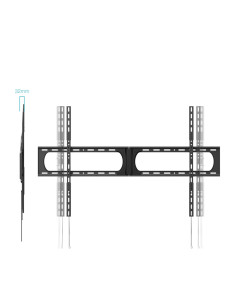 TooQ Soporte Fijo de Pared para Pantallas 37”-140”, Negro 2