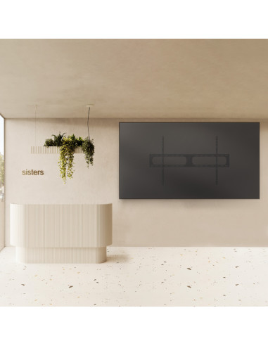 TooQ Soporte Fijo de Pared para Pantallas 37”-140”, Negro