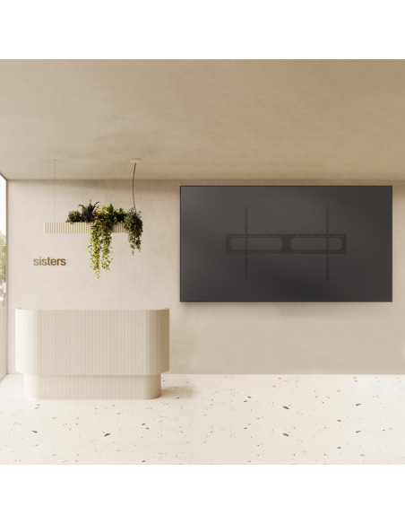 TooQ Soporte Fijo de Pared para Pantallas 37”-140”, Negro