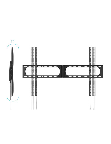 TooQ Soporte de Pared para Pantallas 37”-140”, Negro