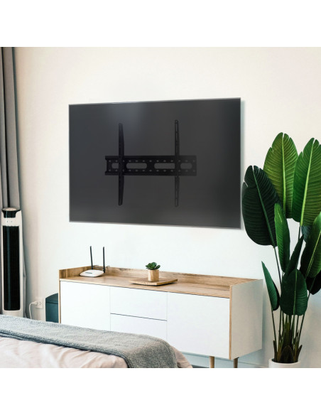 TooQ Soporte Fijo de pared para pantallas 37"- 80", Negro