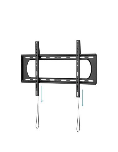 TooQ Soporte Fijo de pared para pantallas 37"- 80", Negro