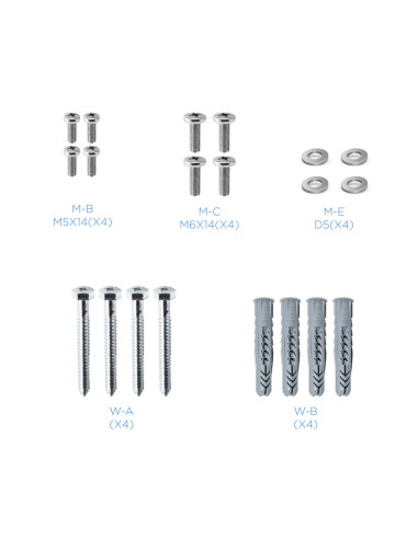 TooQ LP1023F-B soporte para TV 58,4 cm (23")