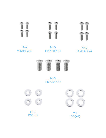 TooQ LP1044T-B soporte para TV 109,2 cm (43") Negro