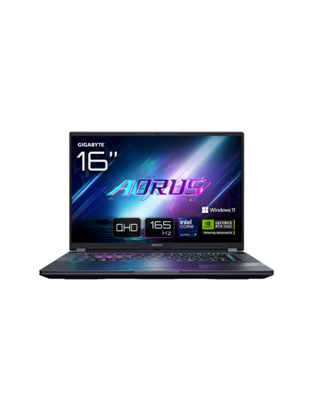 GIGABYTE AORUS ELITE 16 BWH Portátil Gaming - 16,0“, 165Hz WQXGA, Intel Ultra 9 275HX, NVIDIA RTX 5070, 32GB DDR5 5600MHz, 1TB G