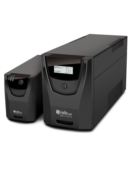 Riello Net Power sistema de alimentación ininterrumpida (UPS) Línea interactiva 0,6 kVA 360 W 4 salidas AC