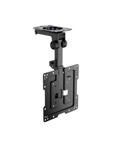 AISENS Soporte de Techo Giratorio, Plegable para Monitor/TV 20Kg de 19-43, Negro