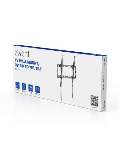 Ewent EW1507 soporte para TV 177,8 cm (70") Negro