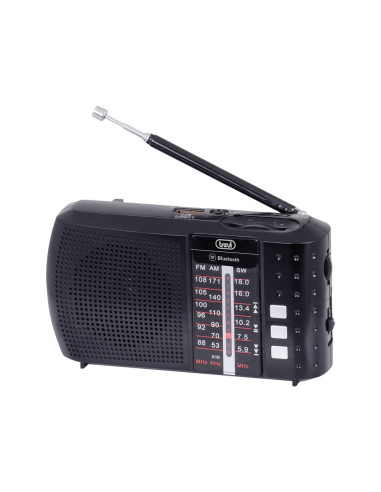 Trevi 0RA7F2000 radio Portátil Analógico y digital Negro
