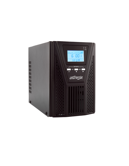Gembird EG-UPSO-1000 sistema de alimentación ininterrumpida (UPS) Doble conversión (en línea) 1 kVA 900 W 4 salidas AC