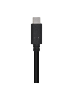 AISENS Cable USB 3.1 Gen 2 10 Gbps 3 A, Tipo C/M-A/M, Negro, 0.5m 2