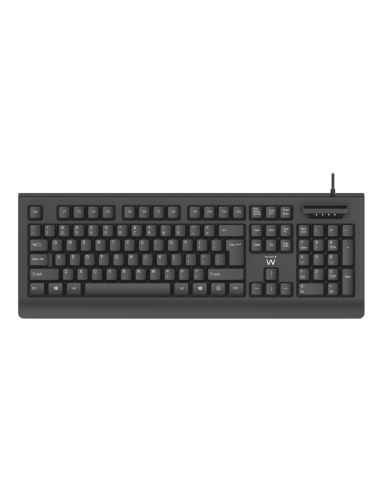 Ewent EW3286 teclado Universal USB QWERTY Español Negro