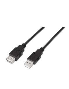 AISENS A101-0016 cable USB USB 2.0 1,8 m USB A Negro