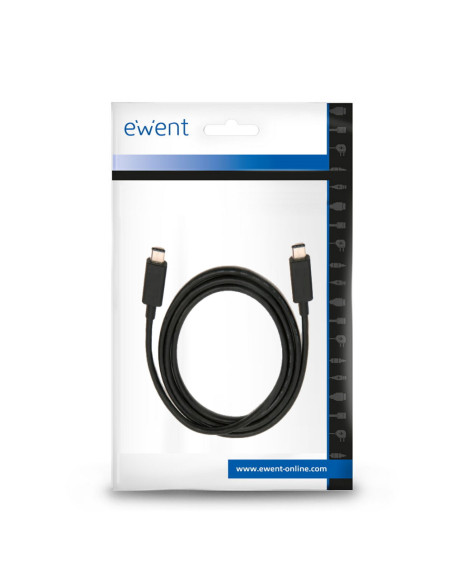 Ewent EC1045 cable USB USB 3.2 Gen 2 (3.1 Gen 2) 1 m USB C Negro