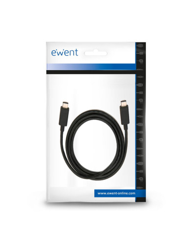Ewent EC1046 cable USB USB 3.2 Gen 2 (3.1 Gen 2) 1 m USB C Negro