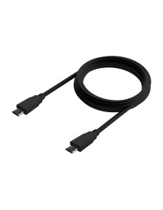 AISENS Cable USB 3.2 Gen2x2 20Gbps 8k@30Hz 5A 100W E-Marker, Tipo USB-C/M-USB-C/M, Negro, 1.5m 2