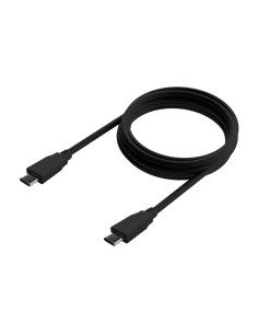 AISENS Cable USB 3.2 Gen2x2 20Gbps 8k@30Hz 5A 100W E-Marker, Tipo USB-C/M-USB-C/M, Negro, 2.0m 2
