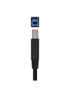 AISENS Cable USB 3.0 Impresora Tipo A/M-B/M, Negro, 2.0m 2