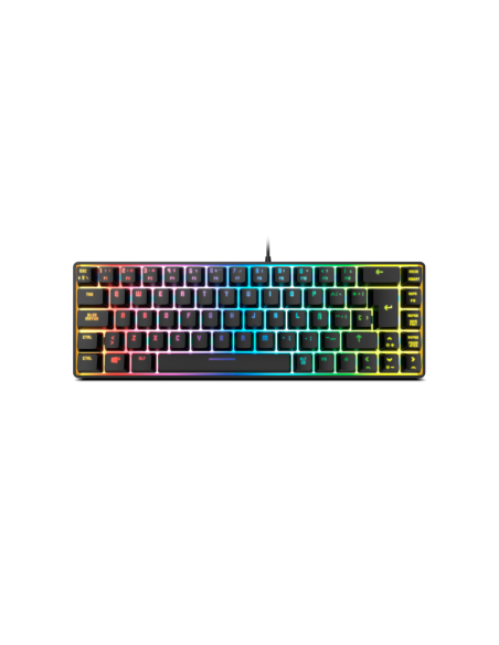 Krom Kalista teclado Juego USB Negro