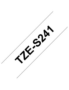 Brother TZE-S241 cinta para impresora de etiquetas Negro sobre blanco TZ