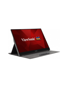 Viewsonic TD1655 pantalla para PC 39,6 cm (15.6") 1920 x 1080 Pixeles Full HD LED Pantalla táctil Multi-usuario Negro, Plata