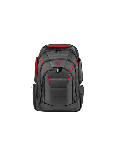 GENESIS Pallad 500 maletines para portátil 43,9 cm (17.3") Funda tipo mochila Negro