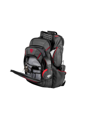 GENESIS Pallad 500 maletines para portátil 43,9 cm (17.3") Funda tipo mochila Negro