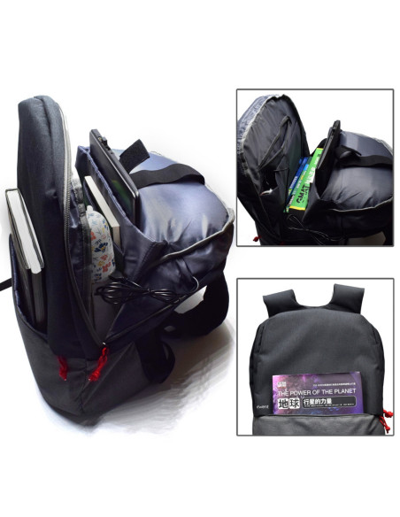 Ewent EW2529 maletines para portátil 43,9 cm (17.3") Mochila Negro