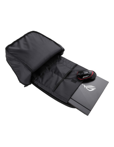 ASUS ROG Backpack BP1501G Holographic Edition 43,2 cm (17") Mochila Negro, Gris