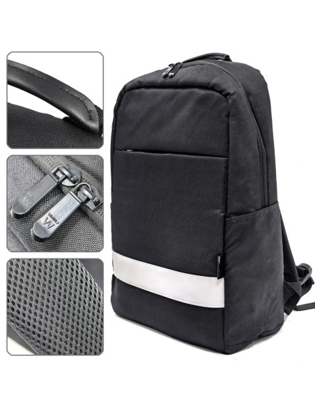 Ewent EW2539 maletines para portátil 40,9 cm (16.1") Mochila Negro