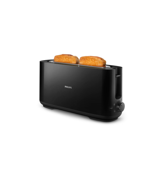 Philips Daily Collection HD2590/90 Tostadora - ranura larga, negro