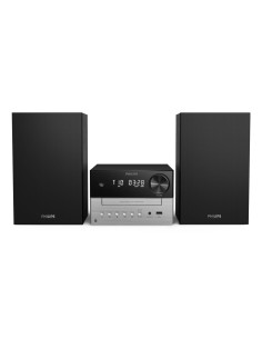 Philips TAM3205M2/77 sistema de audio para el hogar Microcadena de música para uso doméstico 20 W Negro, Plata