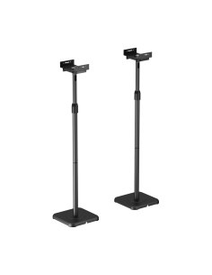 AISENS Soporte Universal De Suelo Giratorio E Inclinable Para Altavoces, Negro